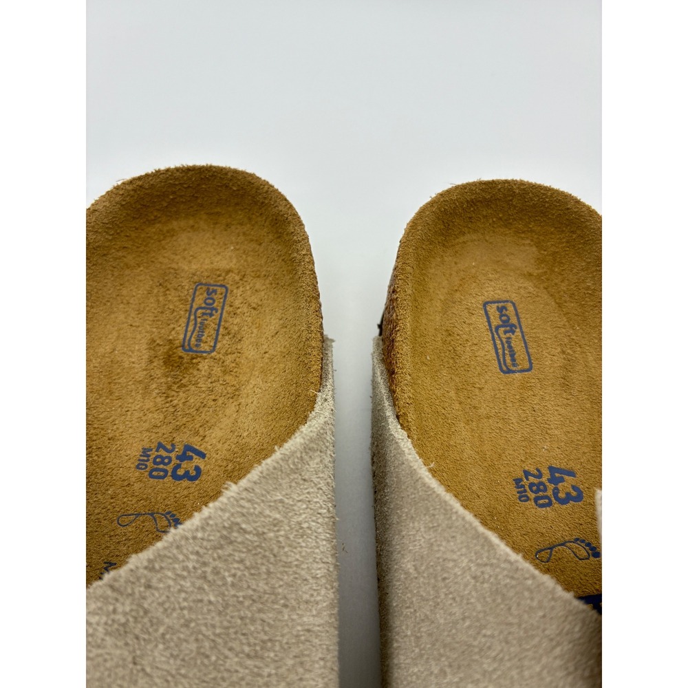 Birkenstock Arizona Soft Footbed Taupe Suede Leather Sandals Mens 43 L12 M10 - Picture 7 of 7
